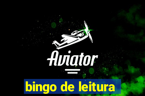 bingo de leitura